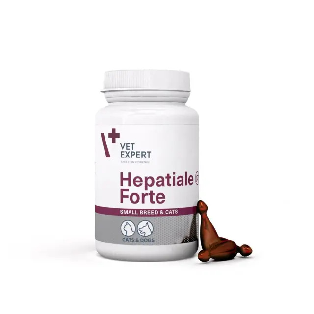 VetExpert Hepatiale Forte Small Breed +Cats Συμπλήρωμα Διατροφής για Συκώτι Σκύλου ή Γάτας σε Δισκία 40caps