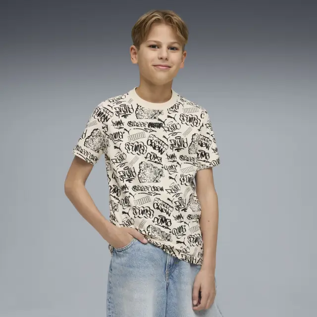 Puma T-shirt White 691749-87 - 140