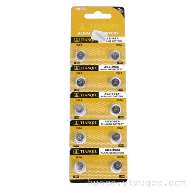 Αλκαλικές μπαταρίες - AG3 - LR41H/392A - 1.55V - 10pcs - 681033 2