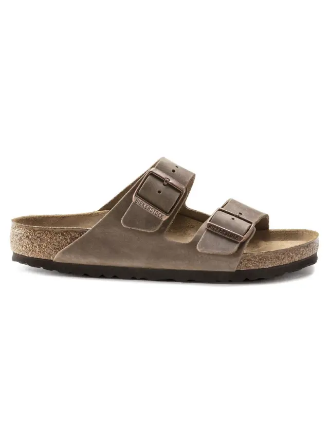 Birkenstock Πέδιλα Ανδρικό δέρμα Oiled Καφέ BIR/ARIZONA 352201 TABACCO 3