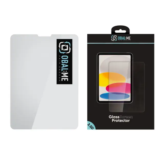 OBAL:ME 2.5D Glass Screen Protector for Apple iPad Air 2020/2022 Clear 2