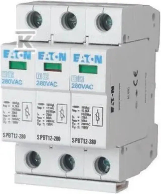 SPBT12-280/3 Lightning current and surge arresters kit, TN-C kit, 3p