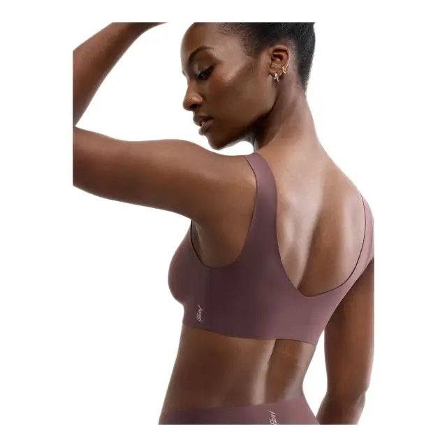 Sloggi Γυναικείο Μπουστάκι ZERO Feel 2.0 Bralette, Χρώμα Merlot 3