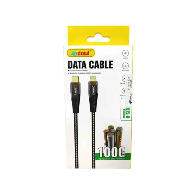Andowl Καλώδιο Δεδομένων Type-C σε Lightning 1m 3A Q-SJ8090 - Data Cable 075829