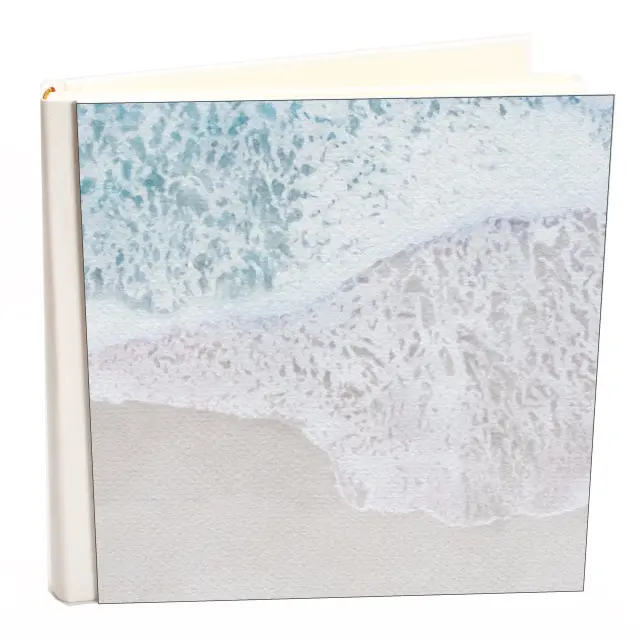 Άλμπουμ my album beach 01 boho style με ριζόχαρτο 35x35cm και κουτί άλμπουμ