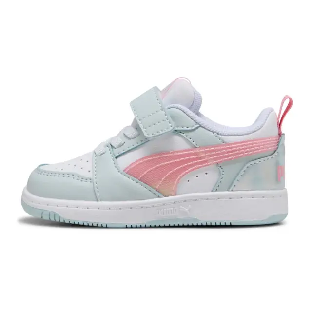 Puma Infant's Rebound V6 Low Space Belle AC+ (TD) Γκρι - Ροζ 402784-01 (Puma)