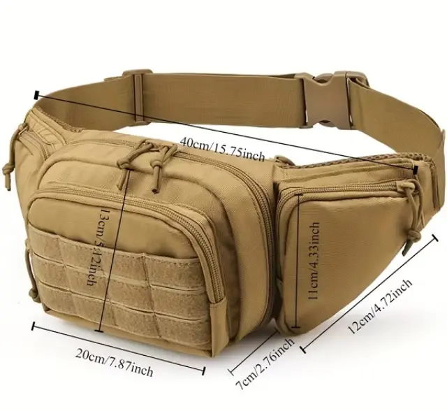 Επιχειρησιακό τσαντάκι μέσης - AHE - 920013 - Army Green 3