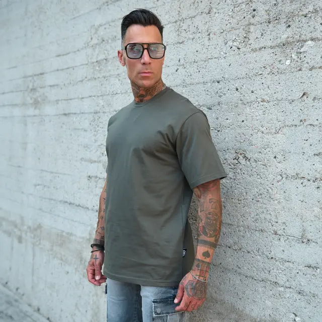 T-shirt Noshame® Χακί Oversized - 122553 - M 2