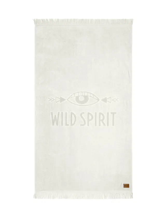 Πετσέτα Θαλάσσης 90x160 420gsm Nima Wild Spirit Beige 100% βαμβακερό