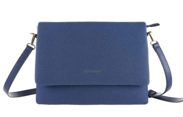 Γυναικεία τσάντα ώμου Pierre Cardin, μπλέ,WX56 67741
