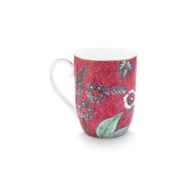 Pip Studio Σετ 2 Κούπες 145ml / Set 2 Mugs in a Gift Box: Flower Festival (2 χρώματα) - Ροζ 2
