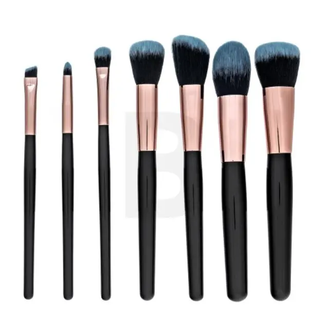 MIMO Makeup Brush Set Black Brush Set 7 Pcs