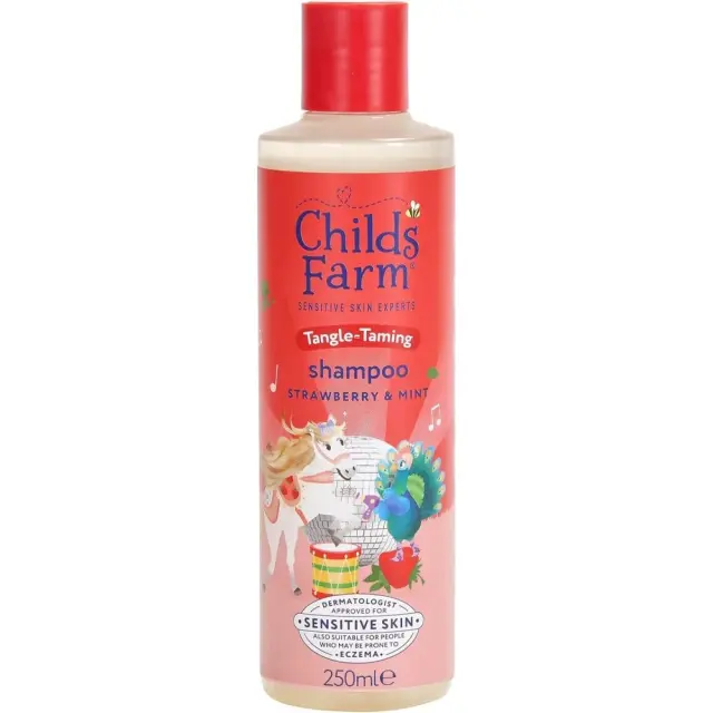 Childs Farm Παιδικό Σαμπουάν με Φράουλα / Μέντα για Εύκολο Χτένισμα σε Μορφή Gel , Ιδανικό για Μπούκλες 250ml