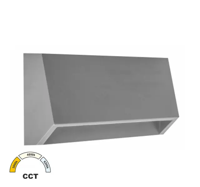 LED ΦΩΤΙΣ.PC ΕΠΙΤΟΙΧΟ ΕΜΜΕΣΟΥ ΚΥΡΤΟ ΟΡΘΟΓΩΝΙΟ 3W CCT IP65 ΓΚΡΙ