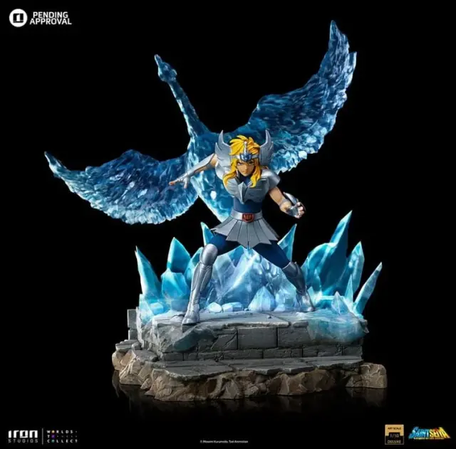Iron Studios SAINT SEIYA - Cygnus Hyoga - Statue Art Scale Deluxe 1/10 27cm 2