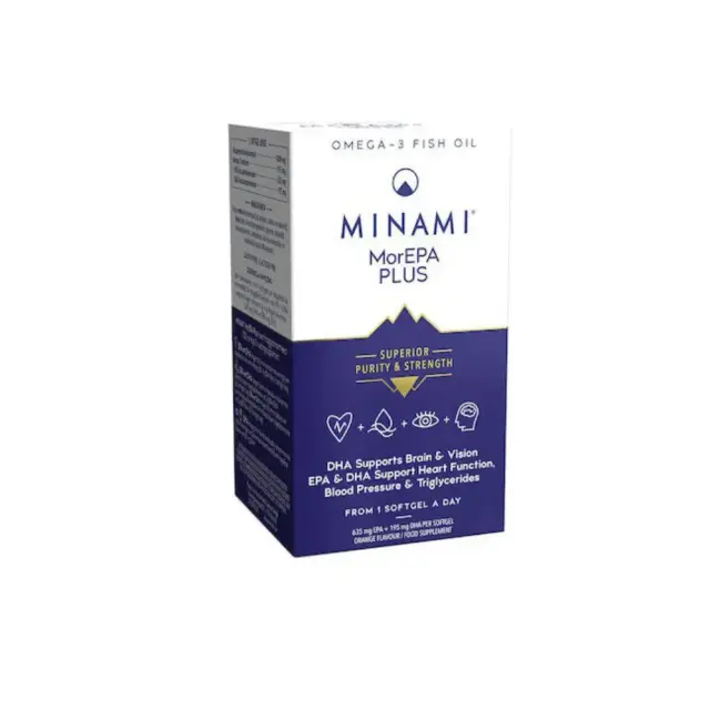 MINAMI MorEPA Plus Συμπλήρωμα Διατροφής Για Τη Σωστή Λειτουργία Του Καρδιαγγειακού Συστήματος 30 Μαλακές Κάψουλες