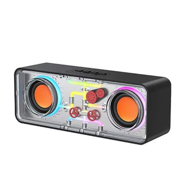 RECCI® RSK-W38 Space Station Series RGB LED Lighted Bluetooth Speaker