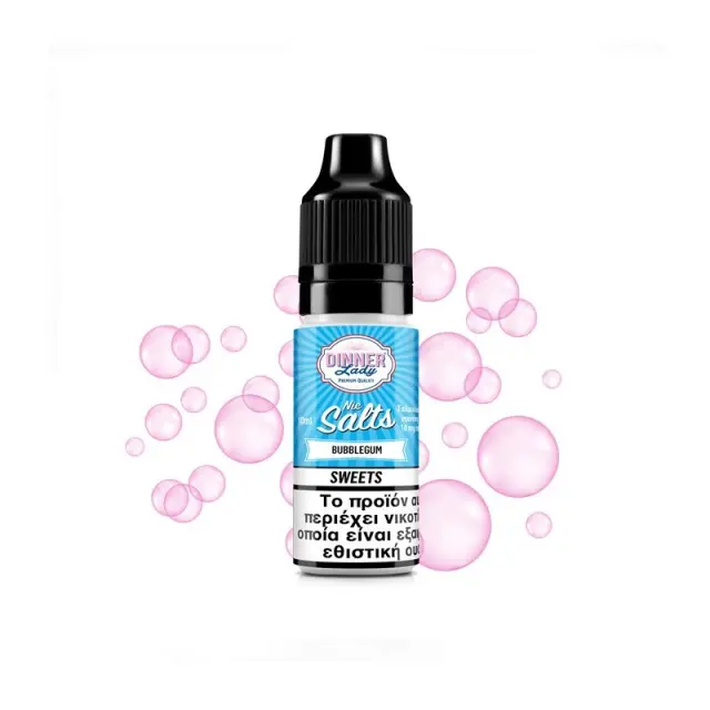 Dinner Lady Salt Bubblegum 10ml 20mg