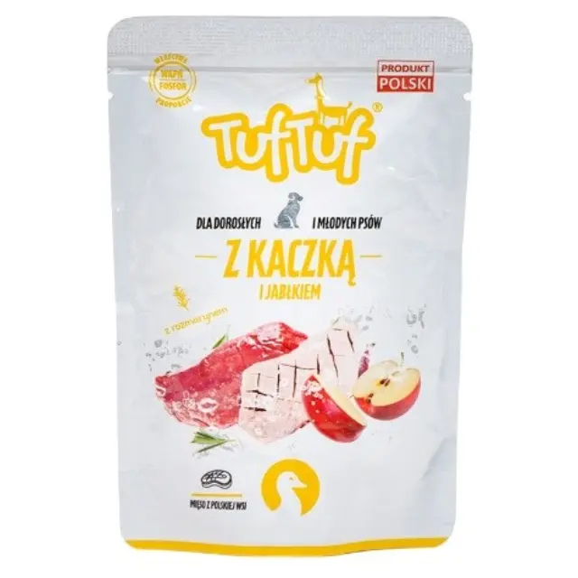 TUF TUF Duck with apple - wet dog food - 300g
