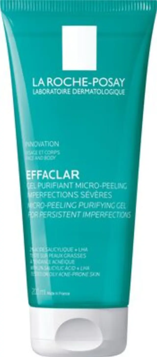 La Roche Posay Effaclar Μιcro-Peeling Purifying Gel Αφρώδες Gel Καθαρισμού Ενάντια σε Σοβαρές Ατέλειες & Έντονα Σημάδια, Κατάλληλο για Πρόσωπο & Σώμα, 200ml