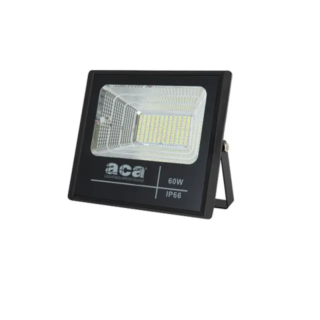 Aca Light LED SMD ΠΡΟΒΟΛΕΑΣ ΜΕ ΦΩΤΟΒΟΛΤΑΙΚΑ ΠΑΝΕΛ 60W 6000K IP66 120° Ra70