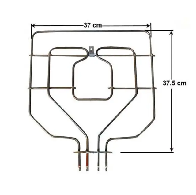 Άνω αντίσταση φούρνου με γκρίλ Siemens Bosch Pitsos με λαμάκι στην ντίζα 1300W+1500W - 220 Volt