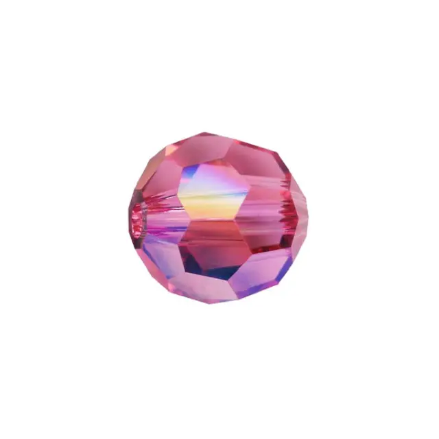 Swarovski 5000 Faceted Round Rose Shimmer 4mm - 10τεμ