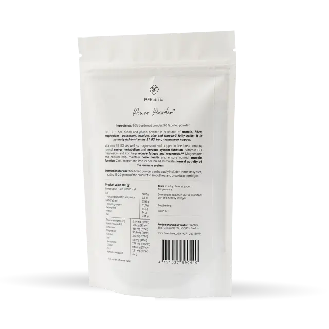 Bee bread and pollen powder 200gr 3