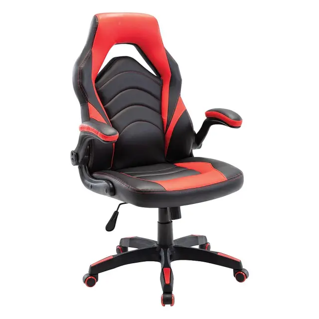 Πολυθρόνα Gaming BF7800 Μαύρο/Κόκκινο PU/PVC/Δέρμα 71x67x115/127cm