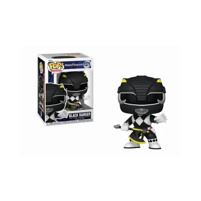 Funko POP! Television: Power Rangers - Black Ranger #1371 Vinyl Figure 2