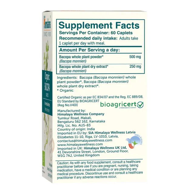 Himalaya Organic Bacopa 2