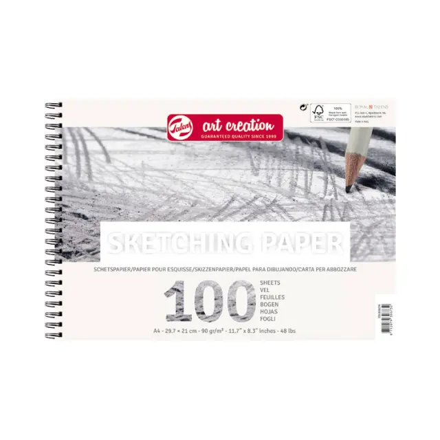 Μπλοκ Talens Art Creation Sketching A4 (29.7x21cm) - 90gr/m² - 100 Φύλλα