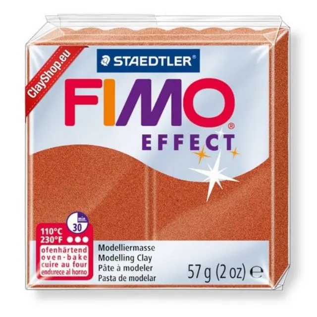 Πηλός Fimo Effect 57gr Metallic cooper