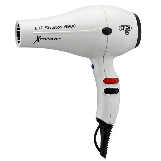 Eti Stratos 6900 Extra Power White Επαγγελματικό Πιστολάκι Μαλλιών 2500W