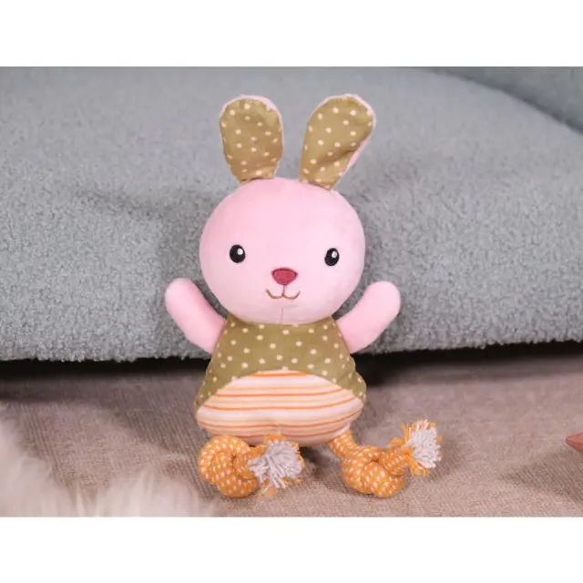 Vadigran Dog Toy Plush Baby Rabbit Cord Λούτρινο Παιχνίδι 16cm 2