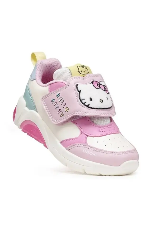 Παιδικό Παπούτσι για Κορίτσι Geox J Fadinlight Girl x Hello Kitty (Μεγέθη 24-33) ΡΟΖ 2