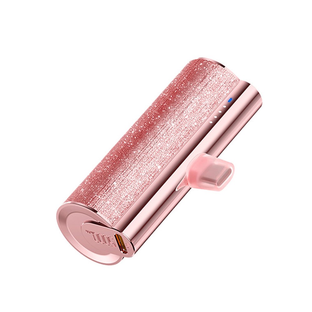 Veger® W0573 - Power Bank 5000mAh 12W Lipstick-Lightning Pink