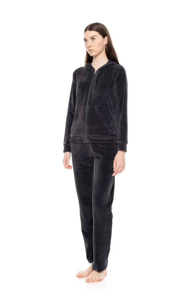 W1000 - Grey Charcoal - TRUCKSUIT VELVET PINK LABEL 2