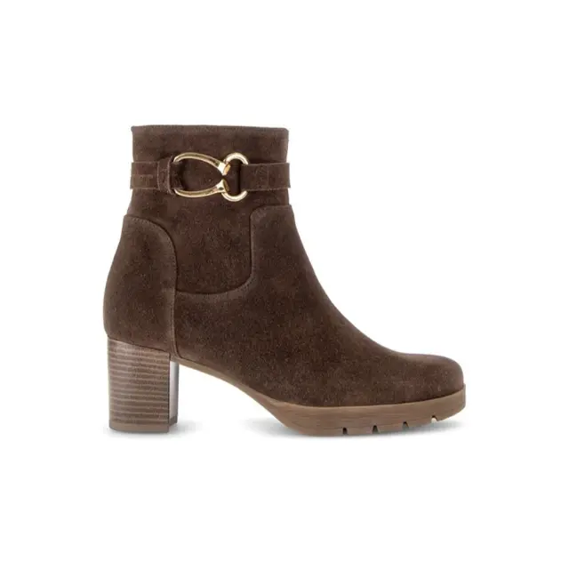 Gabor Μποτάκια Γυναικείο δέρμα Nubuck Καφέ GAB/72072 004-CACAO - 42