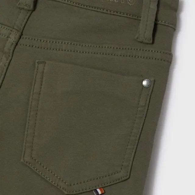 Mini 2 έως 10 ετών Παντελόνι μαλακό slim fit πεύκο - 4Ε 2