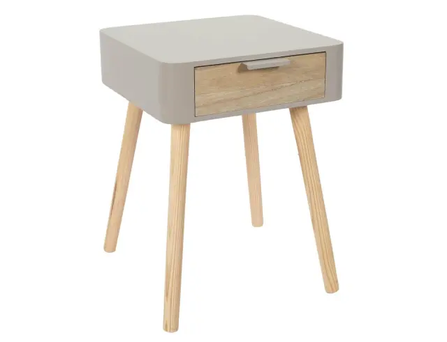 Κομοδίνο Home Deco Factory με διαστάσεις 35x40x48cm - Taupe HD7334 3