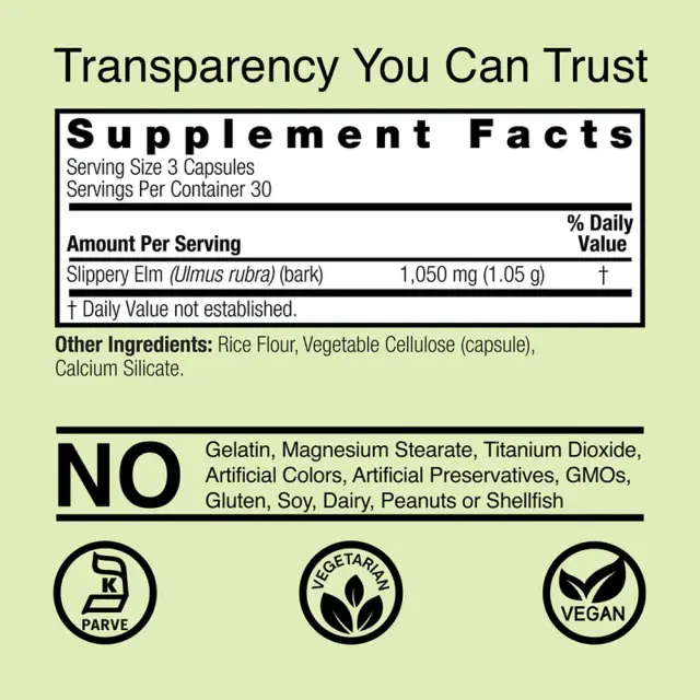 Nature's Answer Slippery Elm 2