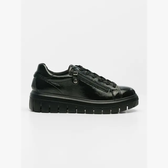 Imac Sneakers Γυναικείο δέρμα λουστρίνι Μαύρο IMA/857150 V/NERO - 39