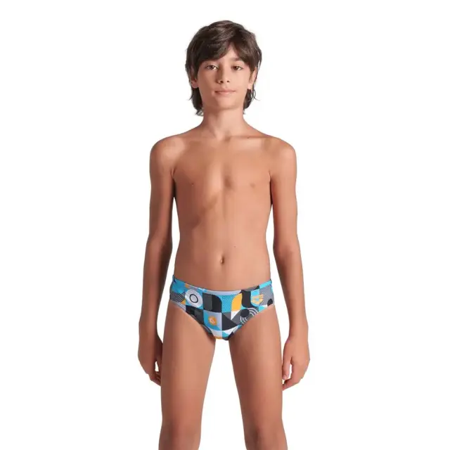 Arena Boy's Wallpaper Swim Briefs Slip Πολύχρωμο 009096-550 (Arena) - 6 Years