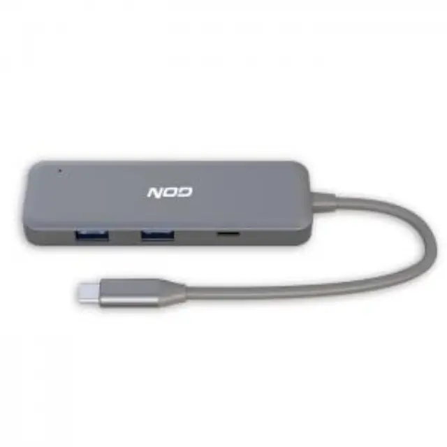 Hub usb Nod Hybrid Metal 3-1.C 3 θέσεων usb 3.0 1 x USB 3.1 Type-C grey 2