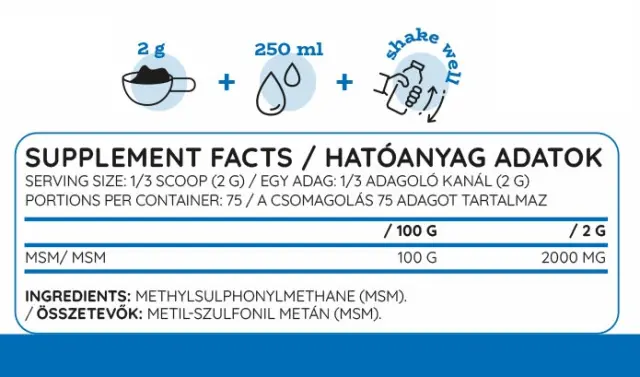 Nutriversum MSM Powder 2