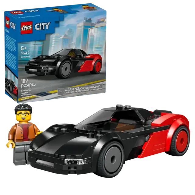 LEGO® City EV Supercar για 5+ Ετών 109τμχ - 60486 2