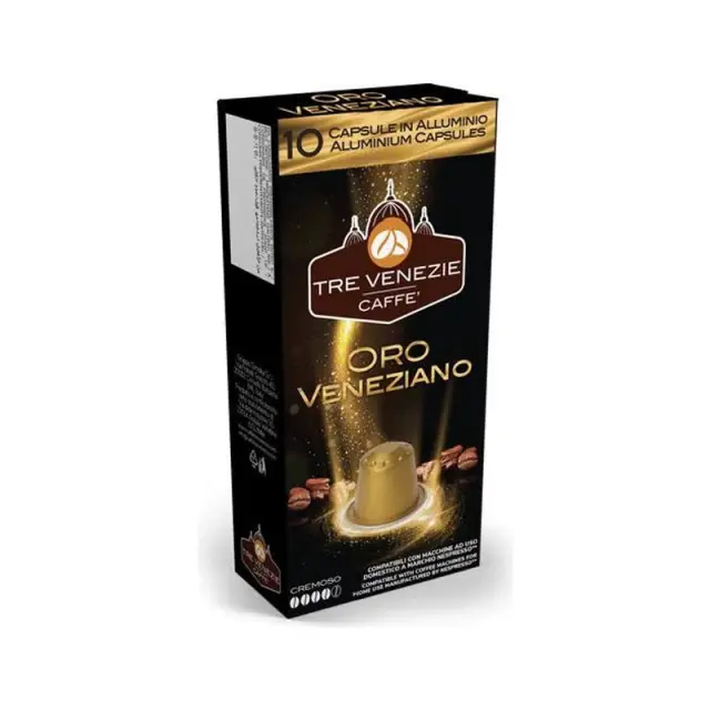 Tre Venezie Oro Veneziano Nespresso κάψουλες - 10 τεμ (100% Arabica)