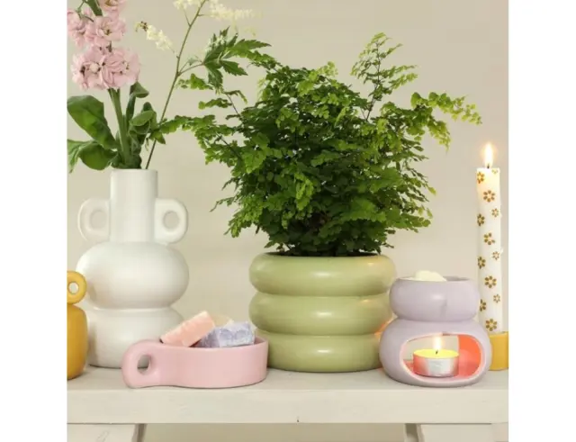 Αρωματιστής Ideas 4 Seasons Chubby για αιθέρια έλαια και wax melts με διαστάσεις 10x8.5x9cm - Pink 2