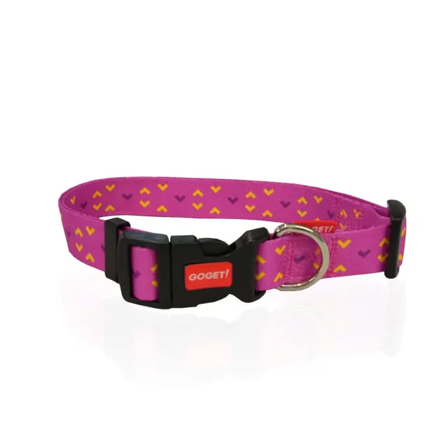 Pet Interest Motivo Περιλαίμιο Σκύλου Rosa Ροζ Small 1.5x28-42cm